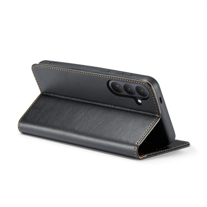 Fierre Shann PU Genuine Leather Texture Phone Case, For Samsung Galaxy S26+ 5G, For Samsung Galaxy S26 Ultra 5G, For Samsung Galaxy S26 5G, For Samsung Galaxy S25 Edge 5G, For Samsung Galaxy S25 5G, For Samsung Galaxy S25+ 5G                           ...
