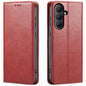 Fierre Shann PU Genuine Leather Texture Phone Case, For Samsung Galaxy S26+ 5G, For Samsung Galaxy S26 Ultra 5G, For Samsung Galaxy S26 5G, For Samsung Galaxy S25 Edge 5G, For Samsung Galaxy S25 5G, For Samsung Galaxy S25+ 5G                           ...