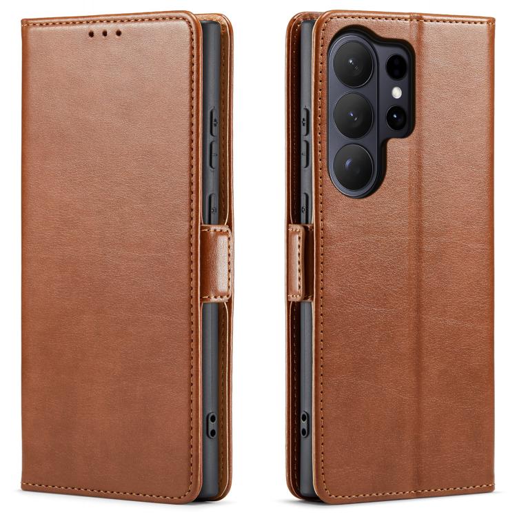 Fierre Shann PU Genuine Leather Texture Phone Case, For Samsung Galaxy S26+ 5G, For Samsung Galaxy S26 Ultra 5G, For Samsung Galaxy S26 5G, For Samsung Galaxy S25 Edge 5G, For Samsung Galaxy S25 5G, For Samsung Galaxy S25+ 5G                           ...