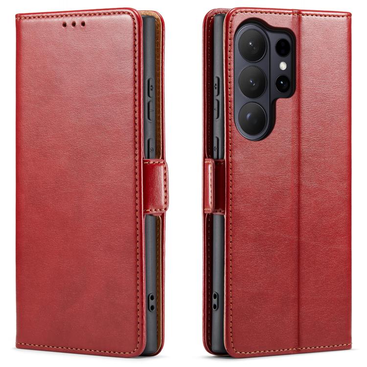 Fierre Shann PU Genuine Leather Texture Phone Case, For Samsung Galaxy S26+ 5G, For Samsung Galaxy S26 Ultra 5G, For Samsung Galaxy S26 5G, For Samsung Galaxy S25 Edge 5G, For Samsung Galaxy S25 5G, For Samsung Galaxy S25+ 5G                           ...