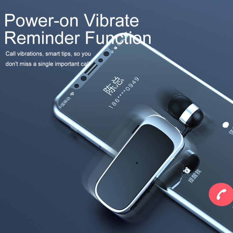 K52 Business Lavalier Retractable Cable Bluetooth Earphone