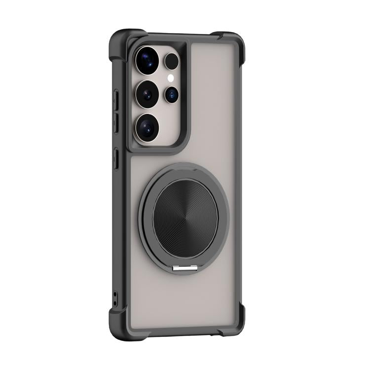 CD Texture 360 Degree Rotating Holder MagSafe Phone Case, For Samsung Galaxy S26+ 5G, For Samsung Galaxy S26 Ultra 5G, For Samsung Galaxy S26 5G, For Samsung Galaxy S25 5G, For Samsung Galaxy S25+ 5G, For Samsung Galaxy S25 Ultra 5G