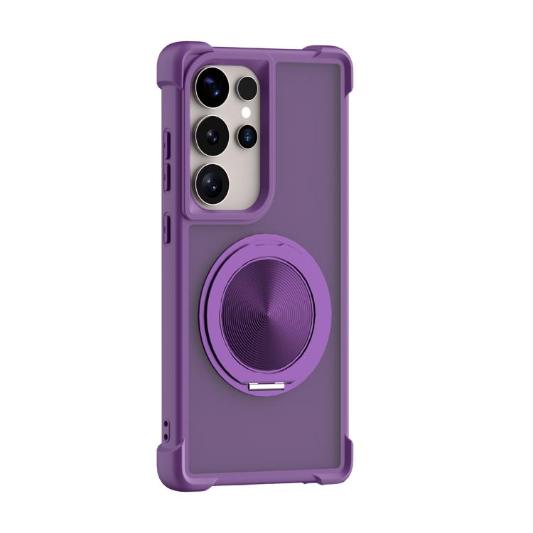 CD Texture 360 Degree Rotating Holder MagSafe Phone Case, For Samsung Galaxy S26+ 5G, For Samsung Galaxy S26 Ultra 5G, For Samsung Galaxy S26 5G, For Samsung Galaxy S25 5G, For Samsung Galaxy S25+ 5G, For Samsung Galaxy S25 Ultra 5G