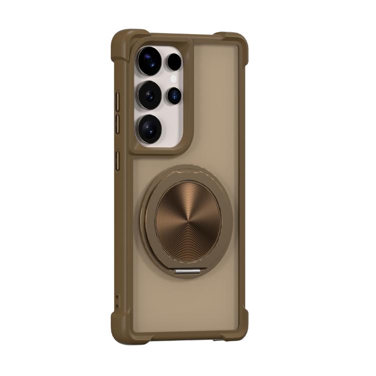 CD Texture 360 Degree Rotating Holder MagSafe Phone Case, For Samsung Galaxy S26+ 5G, For Samsung Galaxy S26 Ultra 5G, For Samsung Galaxy S26 5G, For Samsung Galaxy S25 5G, For Samsung Galaxy S25+ 5G, For Samsung Galaxy S25 Ultra 5G