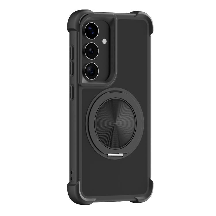 CD Texture 360 Degree Rotating Holder MagSafe Phone Case, For Samsung Galaxy S26+ 5G, For Samsung Galaxy S26 Ultra 5G, For Samsung Galaxy S26 5G, For Samsung Galaxy S25 5G, For Samsung Galaxy S25+ 5G, For Samsung Galaxy S25 Ultra 5G                    ...