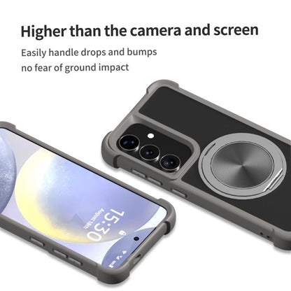 CD Texture 360 Degree Rotating Holder MagSafe Phone Case, For Samsung Galaxy S26+ 5G, For Samsung Galaxy S26 Ultra 5G, For Samsung Galaxy S26 5G, For Samsung Galaxy S25 5G, For Samsung Galaxy S25+ 5G, For Samsung Galaxy S25 Ultra 5G