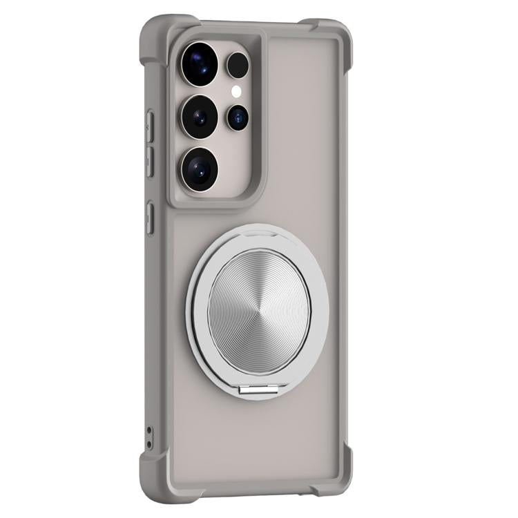 CD Texture 360 Degree Rotating Holder MagSafe Phone Case, For Samsung Galaxy S26+ 5G, For Samsung Galaxy S26 Ultra 5G, For Samsung Galaxy S26 5G, For Samsung Galaxy S25 5G, For Samsung Galaxy S25+ 5G, For Samsung Galaxy S25 Ultra 5G