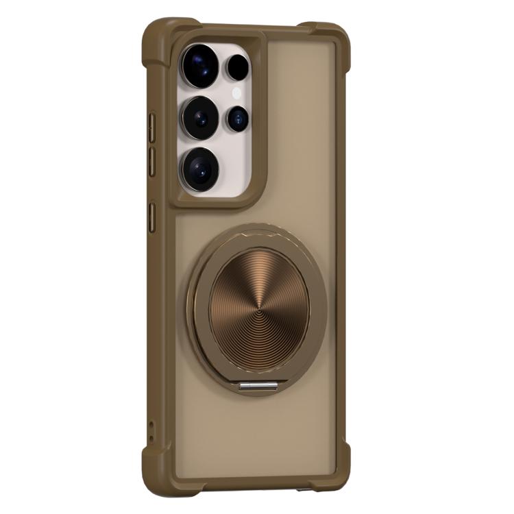 CD Texture 360 Degree Rotating Holder MagSafe Phone Case, For Samsung Galaxy S26+ 5G, For Samsung Galaxy S26 Ultra 5G, For Samsung Galaxy S26 5G, For Samsung Galaxy S25 5G, For Samsung Galaxy S25+ 5G, For Samsung Galaxy S25 Ultra 5G