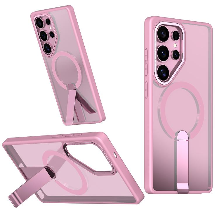 Star Shine Series TPU + PC MagSafe Phone Case with Fold Holder, For Samsung Galaxy S24 FE 5G, For Samsung Galaxy S24 Ultra 5G, For Samsung Galaxy S23 FE 5G, For Samsung Galaxy S22 Ultra 5G