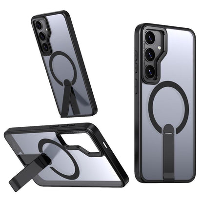 Star Shine Series TPU + PC MagSafe Phone Case with Fold Holder, For Samsung Galaxy S24 FE 5G, For Samsung Galaxy S24 Ultra 5G, For Samsung Galaxy S23 FE 5G, For Samsung Galaxy S22 Ultra 5G