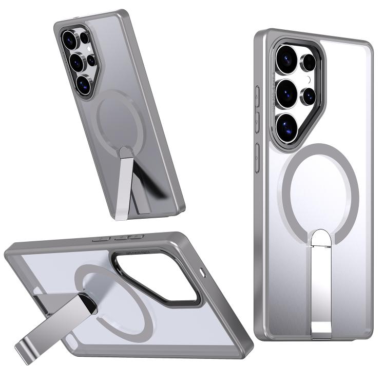 Star Shine Series TPU + PC MagSafe Phone Case with Fold Holder, For Samsung Galaxy S26+ 5G, For Samsung Galaxy S26 Ultra 5G, For Samsung Galaxy S26 5G, For Samsung Galaxy S25 FE 5G, For Samsung Galaxy S25 Edge 5G, For Samsung Galaxy S24 5G / S25 5G    ...