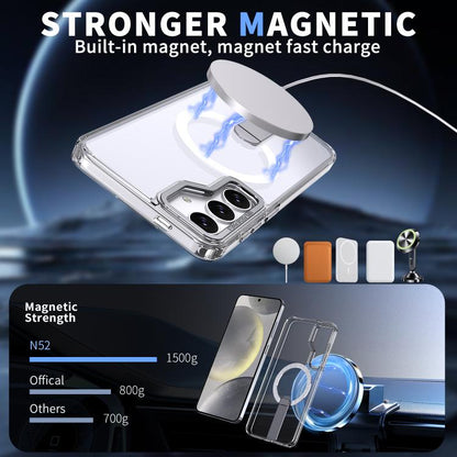 Star Shine Series TPU + PC MagSafe Phone Case with Fold Holder, For Samsung Galaxy S24 FE 5G, For Samsung Galaxy S24 Ultra 5G, For Samsung Galaxy S23 FE 5G, For Samsung Galaxy S22 Ultra 5G