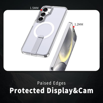 Star Shine Series TPU + PC MagSafe Phone Case with Fold Holder, For Samsung Galaxy S24 FE 5G, For Samsung Galaxy S24 Ultra 5G, For Samsung Galaxy S23 FE 5G, For Samsung Galaxy S22 Ultra 5G