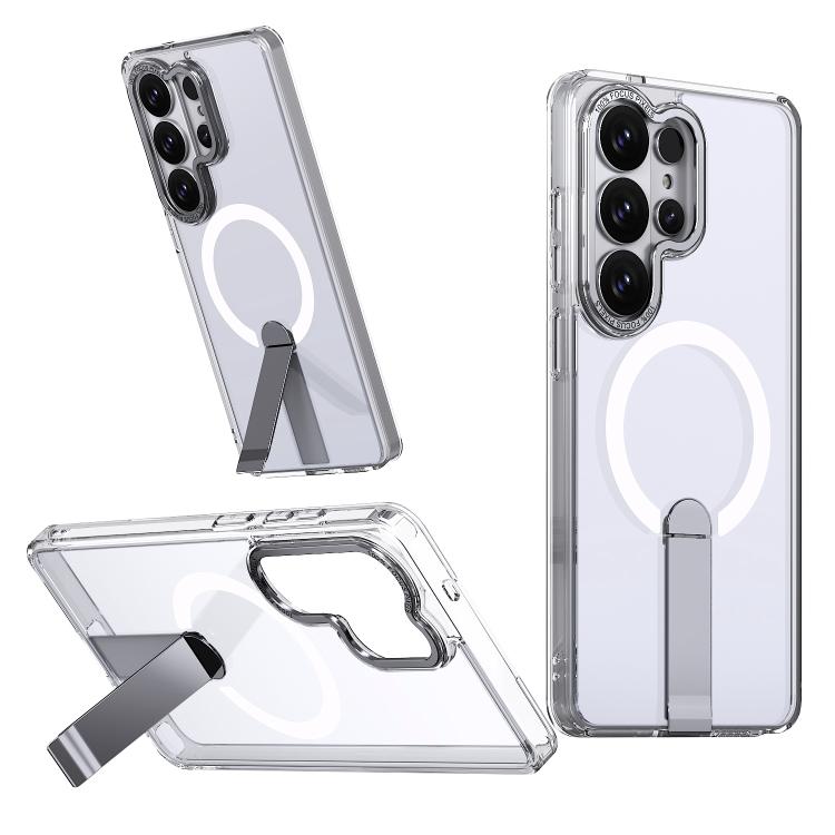 Star Shine Series TPU + PC MagSafe Phone Case with Fold Holder, For Samsung Galaxy S26+ 5G, For Samsung Galaxy S26 Ultra 5G, For Samsung Galaxy S26 5G, For Samsung Galaxy S25 FE 5G, For Samsung Galaxy S25 Edge 5G, For Samsung Galaxy S24 5G / S25 5G    ...
