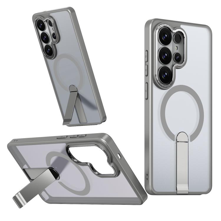 Star Shine Series TPU + PC MagSafe Phone Case with Fold Holder, For Samsung Galaxy S26+ 5G, For Samsung Galaxy S26 Ultra 5G, For Samsung Galaxy S26 5G, For Samsung Galaxy S25 FE 5G, For Samsung Galaxy S25 Edge 5G, For Samsung Galaxy S24 5G / S25 5G    ...