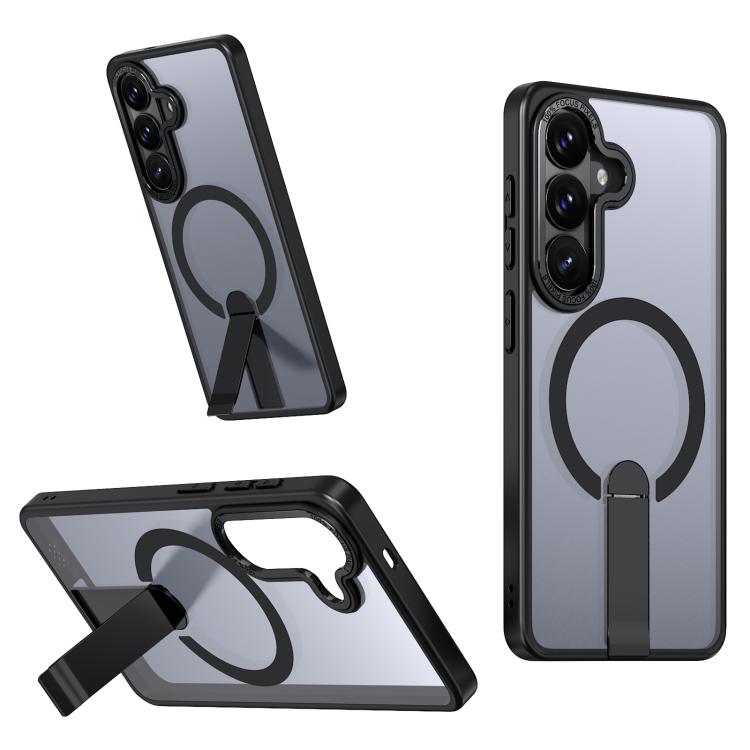 Star Shine Series TPU + PC MagSafe Phone Case with Fold Holder, For Samsung Galaxy S26+ 5G, For Samsung Galaxy S26 Ultra 5G, For Samsung Galaxy S26 5G, For Samsung Galaxy S25 FE 5G, For Samsung Galaxy S25 Edge 5G, For Samsung Galaxy S24 5G / S25 5G    ...