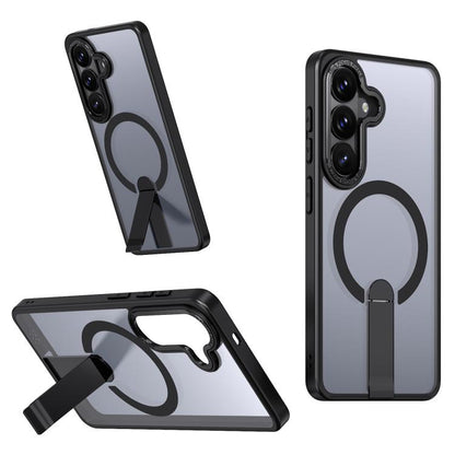 Star Shine Series TPU + PC MagSafe Phone Case with Fold Holder, For Samsung Galaxy S26+ 5G, For Samsung Galaxy S26 Ultra 5G, For Samsung Galaxy S26 5G, For Samsung Galaxy S25 FE 5G, For Samsung Galaxy S25 Edge 5G, For Samsung Galaxy S24 5G / S25 5G    ...