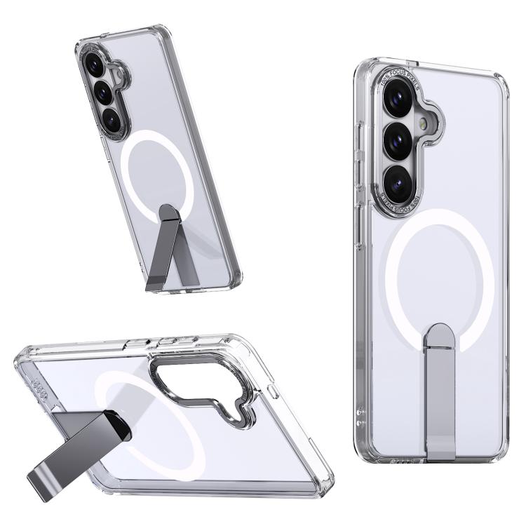 Star Shine Series TPU + PC MagSafe Phone Case with Fold Holder, For Samsung Galaxy S26+ 5G, For Samsung Galaxy S26 Ultra 5G, For Samsung Galaxy S26 5G, For Samsung Galaxy S25 FE 5G, For Samsung Galaxy S25 Edge 5G, For Samsung Galaxy S24 5G / S25 5G    ...