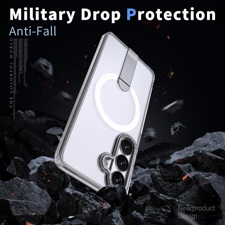 Star Shine Series TPU + PC MagSafe Phone Case with Fold Holder, For Samsung Galaxy S26+ 5G, For Samsung Galaxy S26 Ultra 5G, For Samsung Galaxy S26 5G, For Samsung Galaxy S25 FE 5G, For Samsung Galaxy S25 Edge 5G, For Samsung Galaxy S24 5G / S25 5G    ...