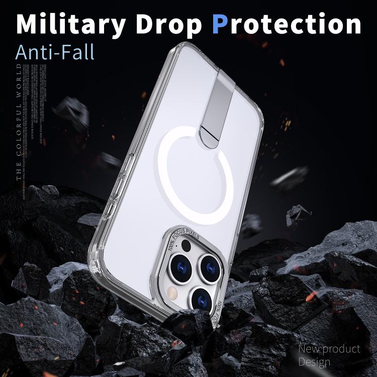 Star Shine Series TPU + PC MagSafe Phone Case with Fold Holder