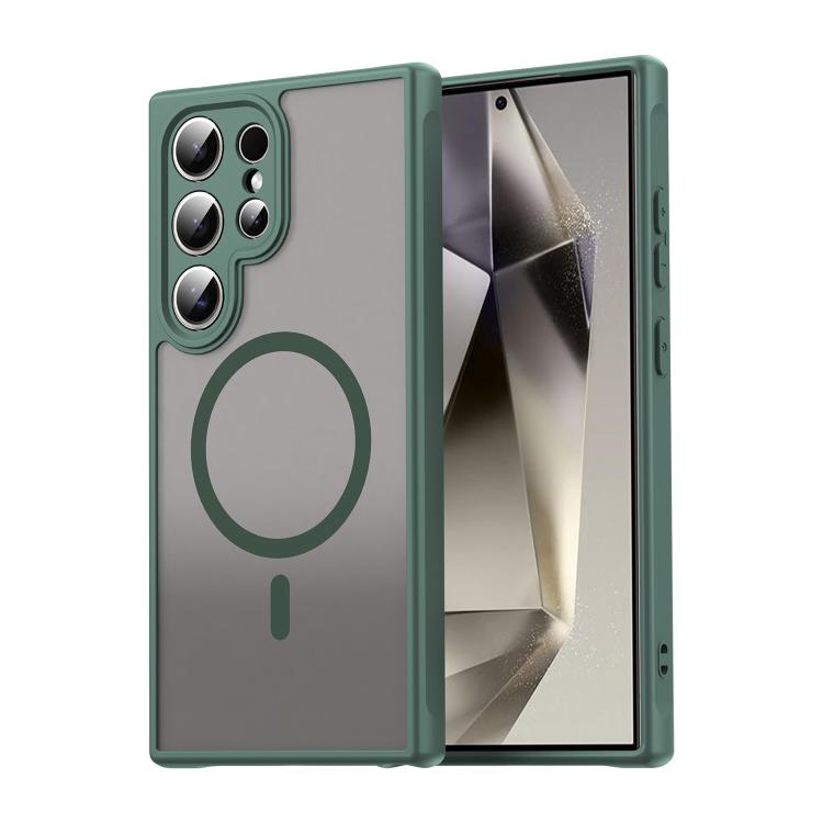 Fan Dun Series TPU Hybrid PC Frosted Magsafe Phone Case, For Samsung Galaxy S26 Edge 5G, For Samsung Galaxy S26 Ultra 5G, For Samsung Galaxy S26 5G, For Samsung Galaxy S25 FE 5G, For Samsung Galaxy S25 Edge 5G, For Samsung Galaxy S25 5G                ...