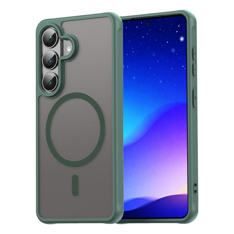 Fan Dun Series TPU Hybrid PC Frosted Magsafe Phone Case, For Samsung Galaxy S26 Edge 5G, For Samsung Galaxy S26 Ultra 5G, For Samsung Galaxy S26 5G, For Samsung Galaxy S25 FE 5G, For Samsung Galaxy S25 Edge 5G, For Samsung Galaxy S25 5G                ...