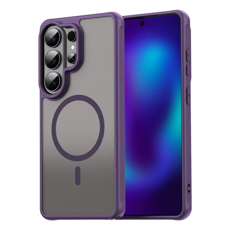 Fan Dun Series TPU Hybrid PC Frosted Magsafe Phone Case, For Samsung Galaxy S26 Edge 5G, For Samsung Galaxy S26 Ultra 5G, For Samsung Galaxy S26 5G, For Samsung Galaxy S25 FE 5G, For Samsung Galaxy S25 Edge 5G, For Samsung Galaxy S25 5G                ...