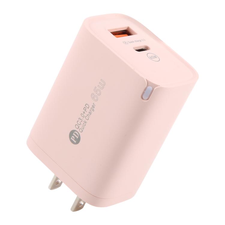AR-PD12 65W QC3.0 USB and USB-C / Type-C PD Quick Charger, US Plug