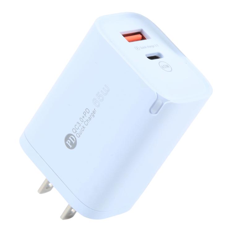 AR-PD12 65W QC3.0 USB and USB-C / Type-C PD Quick Charger, US Plug