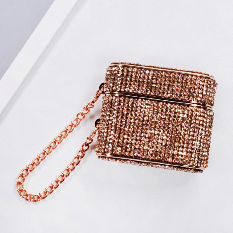 Cylindrical Diamond Bluetooth Earphone Protective Case