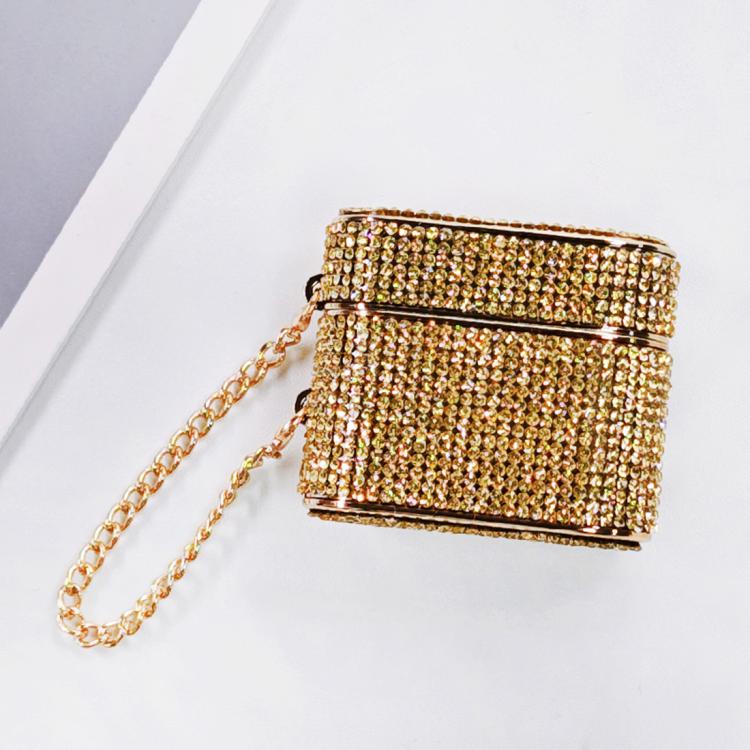 Cylindrical Diamond Bluetooth Earphone Protective Case