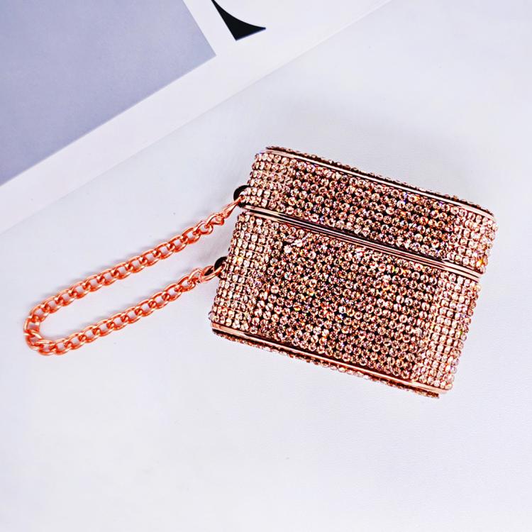 Cylindrical Diamond Bluetooth Earphone Protective Case