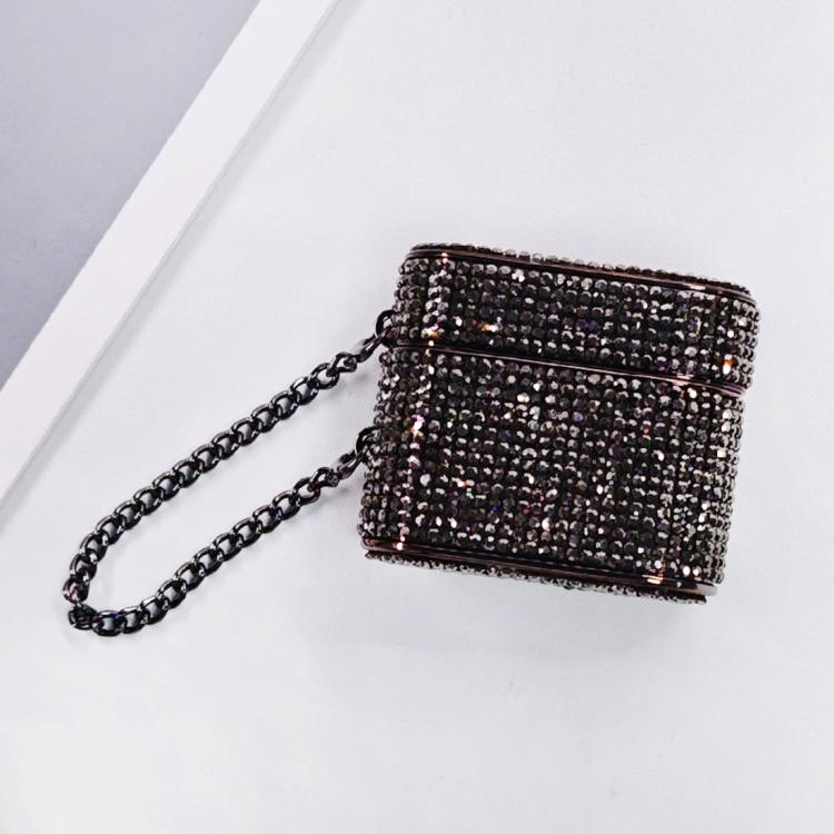 Cylindrical Diamond Bluetooth Earphone Protective Case