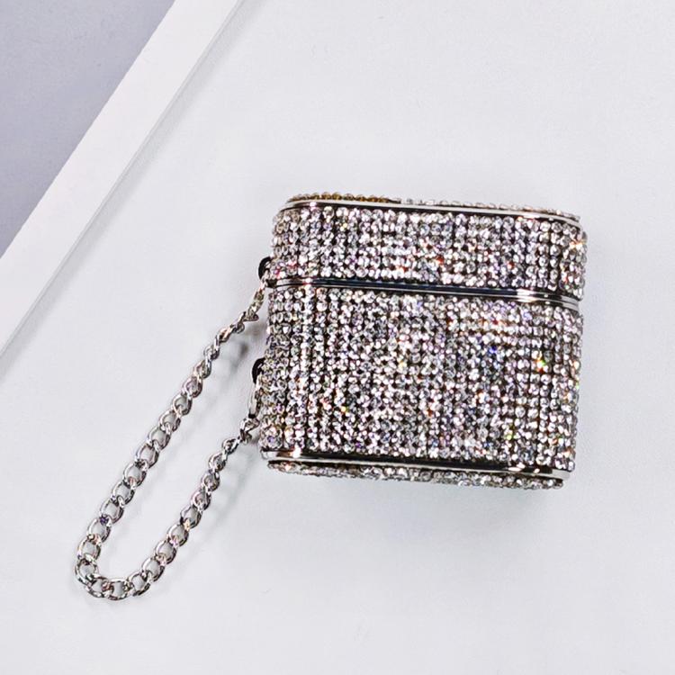 Cylindrical Diamond Bluetooth Earphone Protective Case