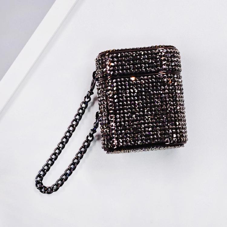 Cylindrical Diamond Bluetooth Earphone Protective Case