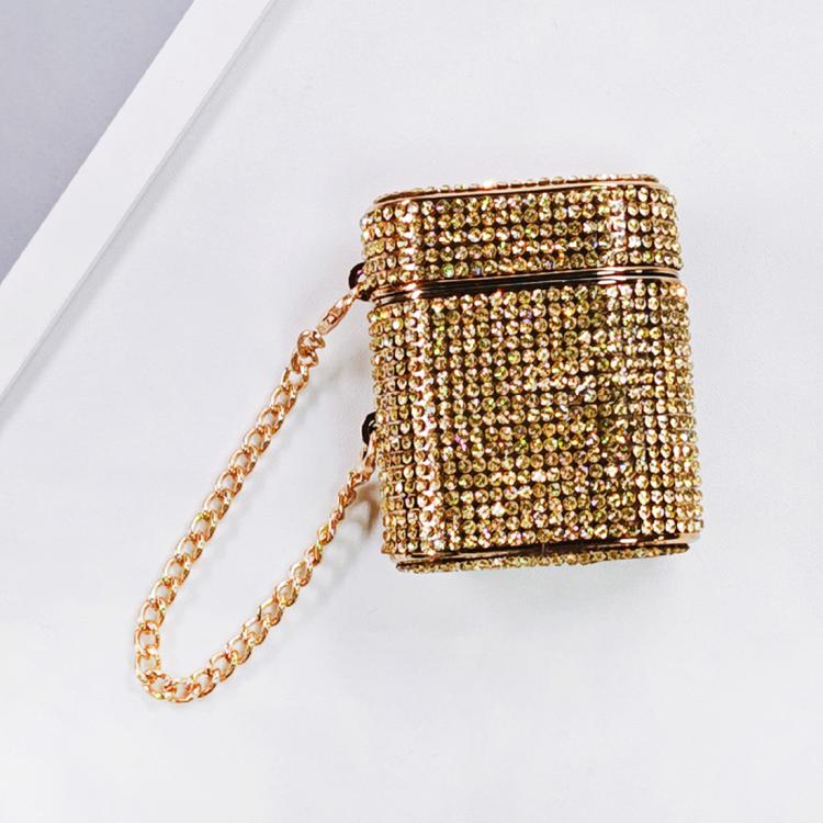 Cylindrical Diamond Bluetooth Earphone Protective Case