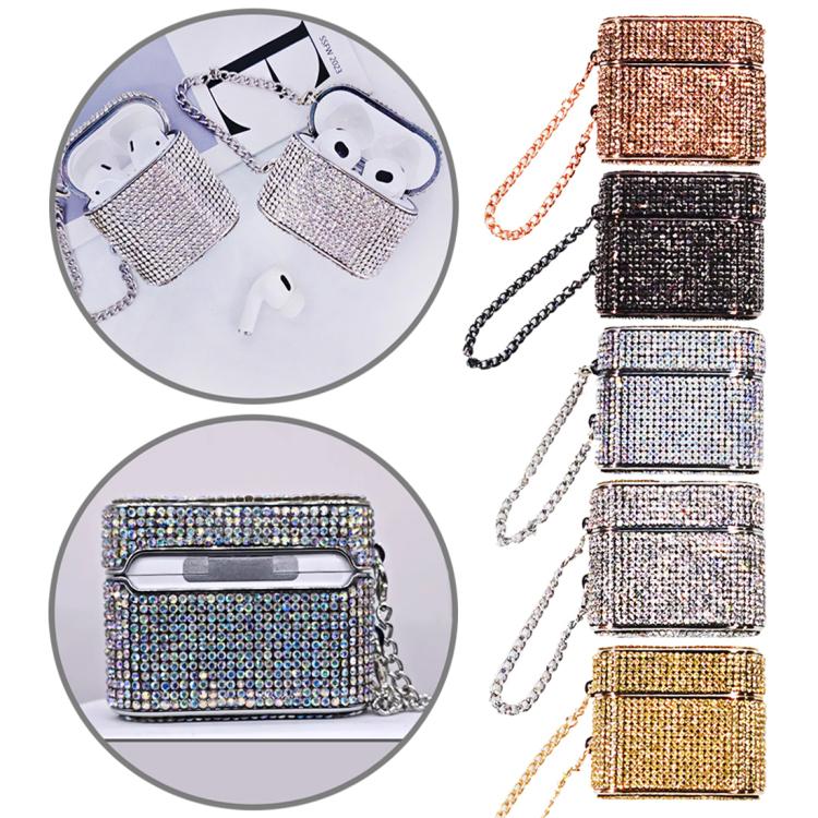 Cylindrical Diamond Bluetooth Earphone Protective Case