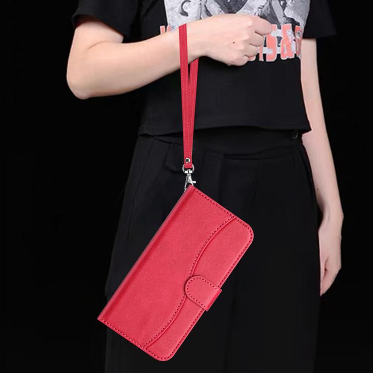 Dual-Folded S-shape Leather Phone Case