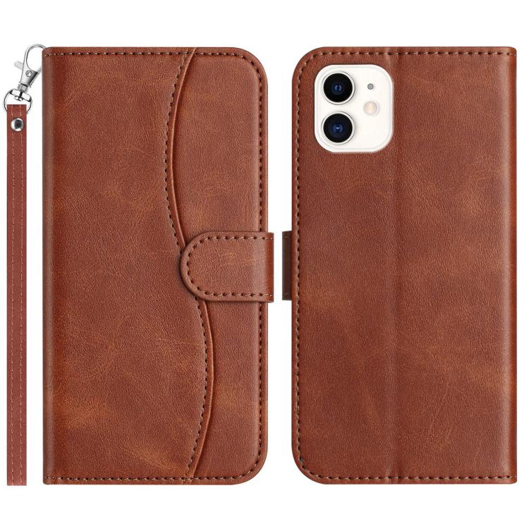 Dual-Folded S-shape Leather Phone Case