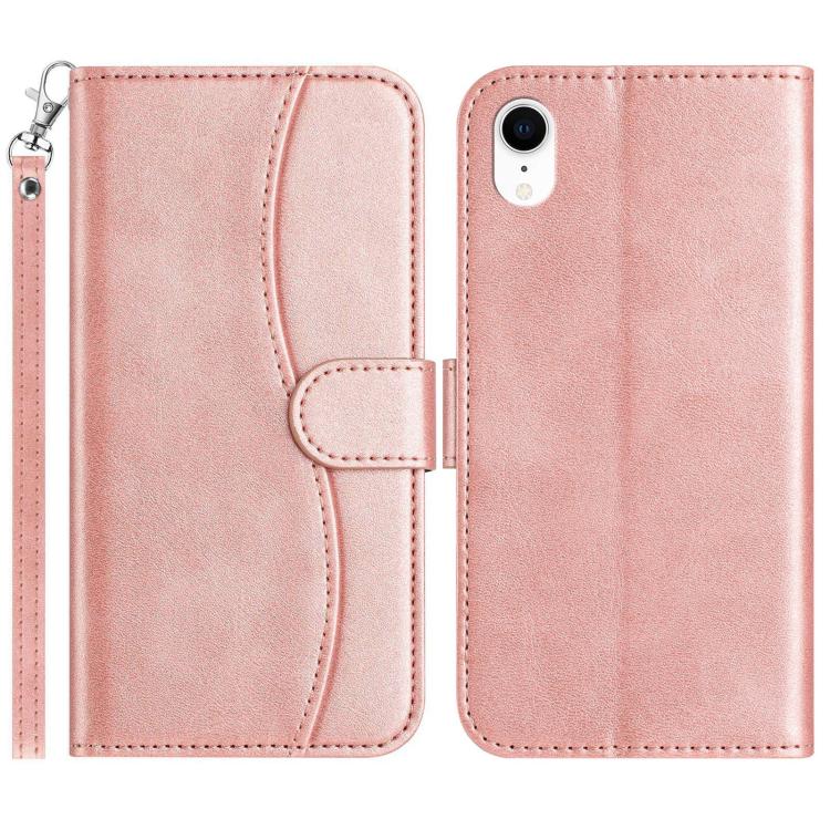 Dual-Folded S-shape Leather Phone Case