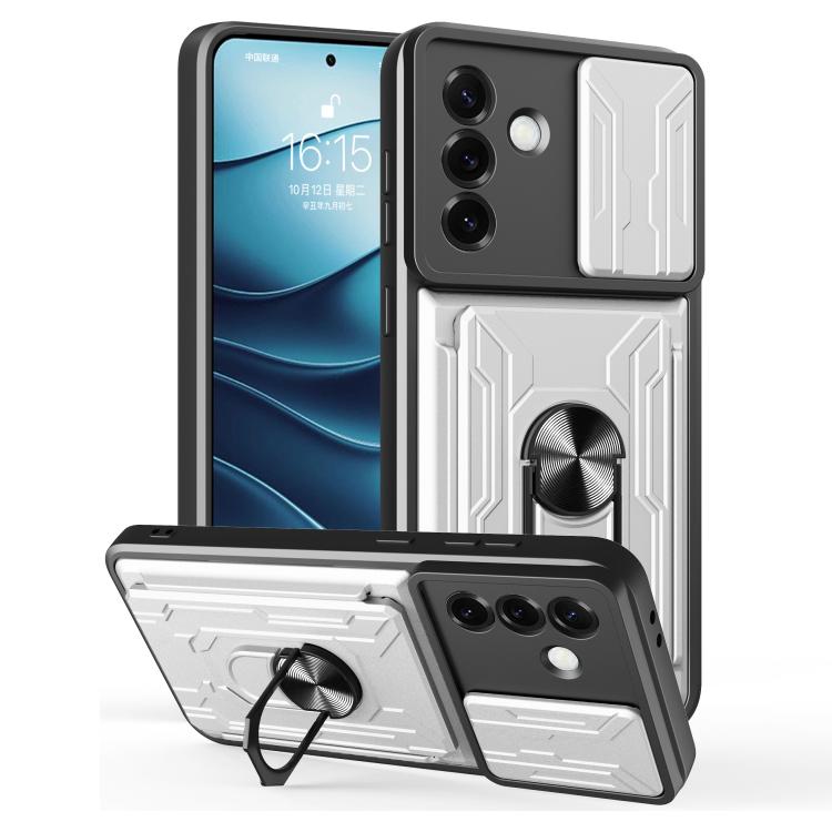 Sliding Camshield TPU+PC Phone Case with Card Slot, For Samsung Galaxy S26+ 5G, For Samsung Galaxy S26 Ultra 5G, For Samsung Galaxy S26 5G, For Samsung Galaxy S25 5G, For Samsung Galaxy S25+ 5G, For Samsung Galaxy S25 Ultra 5G
