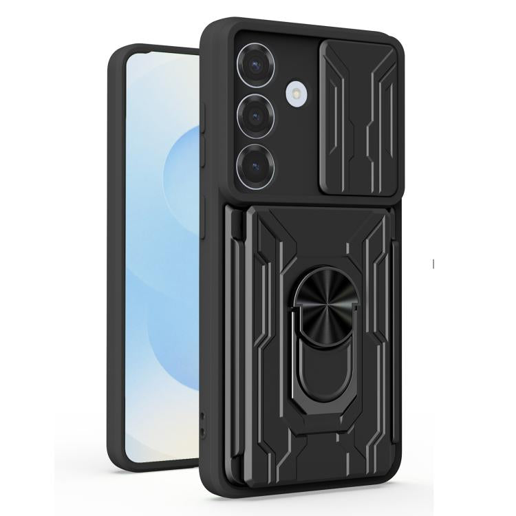 Sliding Camshield TPU+PC Phone Case with Card Slot, For Samsung Galaxy S26+ 5G, For Samsung Galaxy S26 Ultra 5G, For Samsung Galaxy S26 5G, For Samsung Galaxy S25 5G, For Samsung Galaxy S25+ 5G, For Samsung Galaxy S25 Ultra 5G