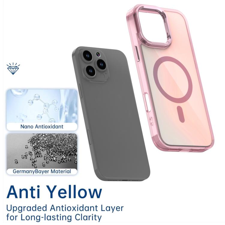 Plating Gradient Discolor MagSafe Phone Case with Holder