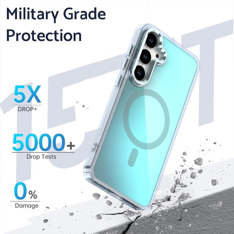 Plating Gradient Discolor MagSafe Phone Case with Holder, For Samsung Galaxy S26+ 5G, For Samsung Galaxy S26 Ultra 5G, For Samsung Galaxy S26 5G, For Samsung Galaxy S25 5G, For Samsung Galaxy S25+ 5G, For Samsung Galaxy S25 Ultra 5G                    ...