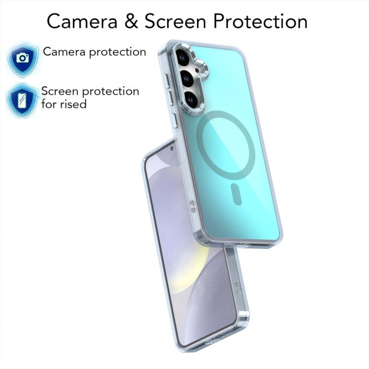 Plating Gradient Discolor MagSafe Phone Case with Holder, For Samsung Galaxy S26+ 5G, For Samsung Galaxy S26 Ultra 5G, For Samsung Galaxy S26 5G, For Samsung Galaxy S25 5G, For Samsung Galaxy S25+ 5G, For Samsung Galaxy S25 Ultra 5G                    ...