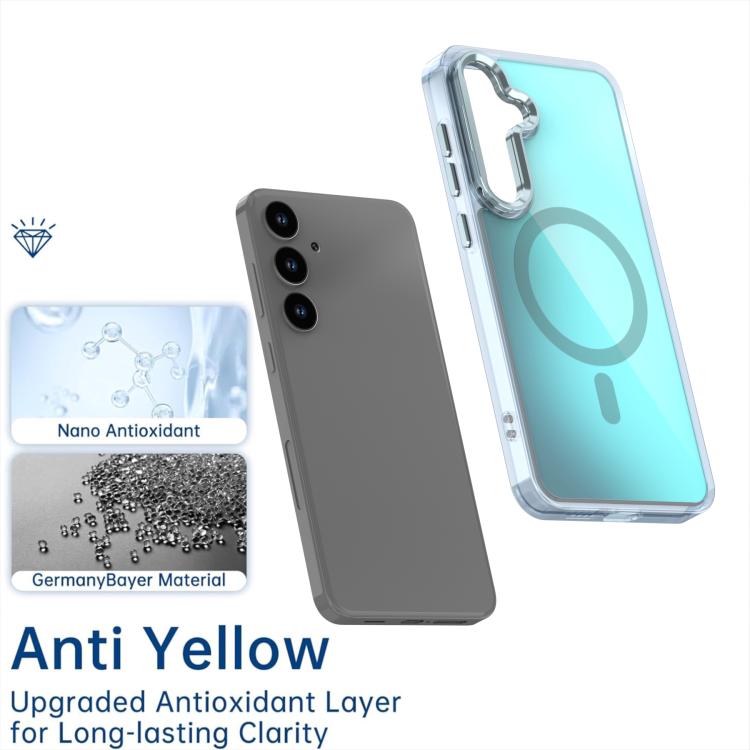 Plating Gradient Discolor MagSafe Phone Case with Holder, For Samsung Galaxy S26+ 5G, For Samsung Galaxy S26 Ultra 5G, For Samsung Galaxy S26 5G, For Samsung Galaxy S25 5G, For Samsung Galaxy S25+ 5G, For Samsung Galaxy S25 Ultra 5G                    ...