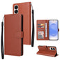 3-Card Slots Multifunctional Leather Phone Case, For Galaxy S26 FE / S25 FE 5G, For Galaxy S26+ 5G, For Galaxy S26 Ultra 5G, For Galaxy S26 5G, For Galaxy S25 Edge 5G