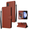 3-Card Slots Multifunctional Leather Phone Case, For Galaxy S26 FE / S25 FE 5G, For Galaxy S26+ 5G, For Galaxy S26 Ultra 5G, For Galaxy S26 5G, For Galaxy S25 Edge 5G