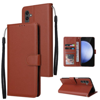 3-Card Slots Multifunctional Leather Phone Case, For Galaxy S26 FE / S25 FE 5G, For Galaxy S26+ 5G, For Galaxy S26 Ultra 5G, For Galaxy S26 5G, For Galaxy S25 Edge 5G