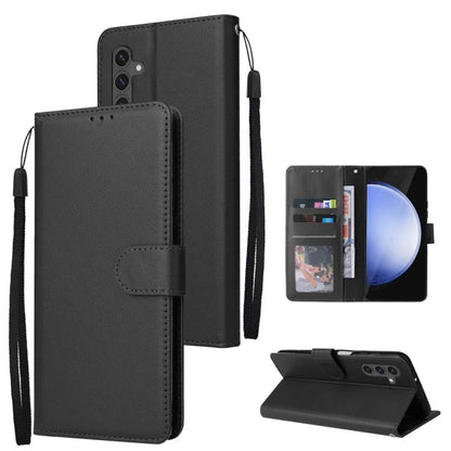 3-Card Slots Multifunctional Leather Phone Case, For Galaxy S26 FE / S25 FE 5G, For Galaxy S26+ 5G, For Galaxy S26 Ultra 5G, For Galaxy S26 5G, For Galaxy S25 Edge 5G